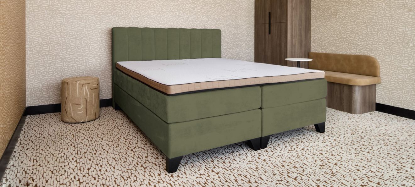 Hotelboxspring Suite met Topper Comfort 160 x 200 cm