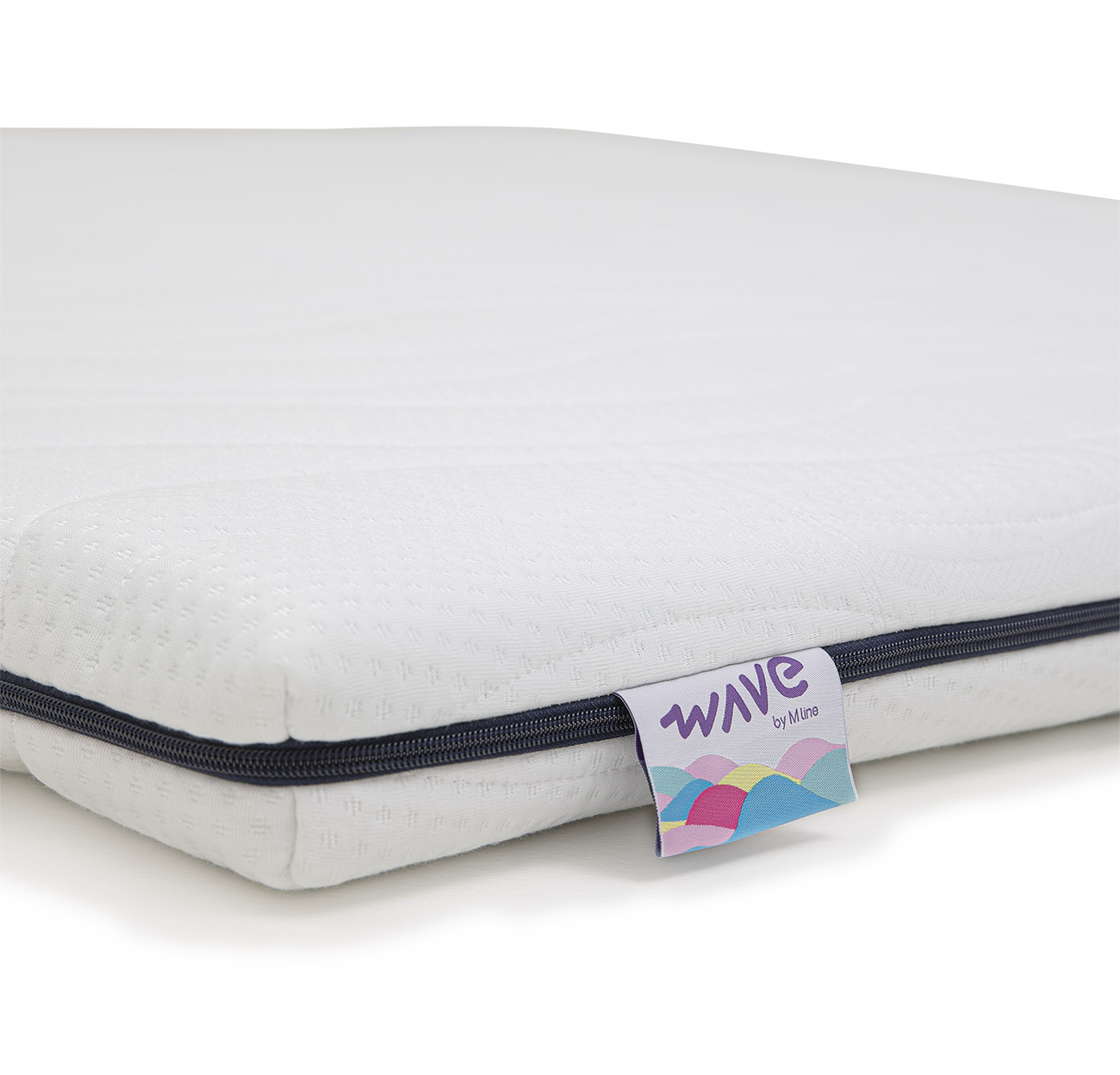 Wave topper 160 x 200 | Aircomfort laag | Omdraaibare hardheid zacht & hard | Anti allergeen | Ademende topper | Afritsbare en wasbare tijk |