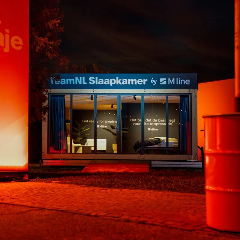 M line ondersteunt TeamNL waar Olympische prestaties beginnen: in de nacht