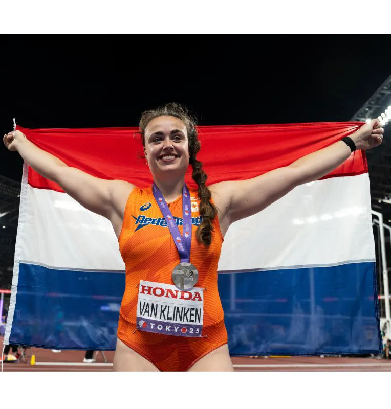 WK-medaillewinnares Jorinde van Klinken kiest voor M line