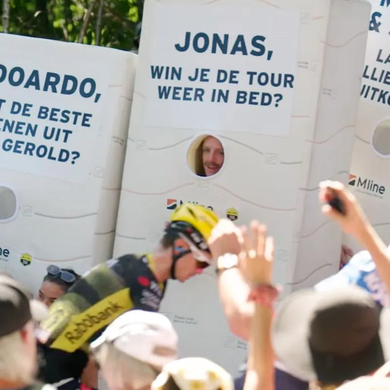 Op tour met Team Visma | Lease a Bike en onze matrassen