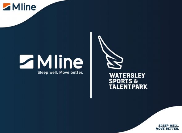 M line Official Sleep Supplier van Watersley Sports & Talentpark
